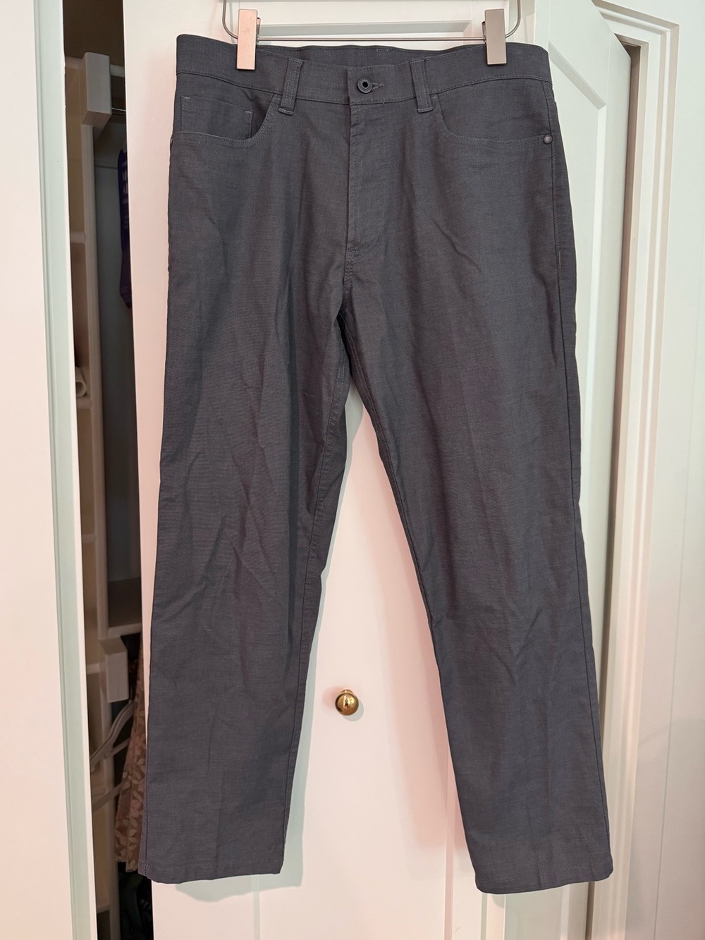 Kenneth Cole Reaction Men's Gray Casual Pants